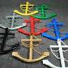 Huge Nautical Black Metal Anchor Wall Garden Decor 6  