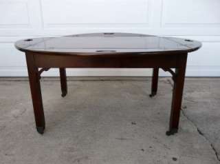 BUTLERS TRAY TABLE CHINESE CHIPPENDALE ENGLISH GEORGIAN STYLE CLASSIC 