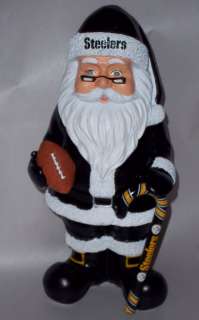 Pittsburgh Steelers Santa Garden Gnome  