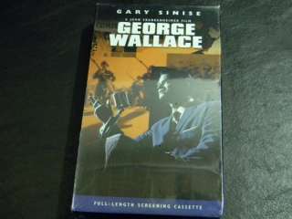 George Wallace Gary Sinise NEW VHS Screener 053939643633  