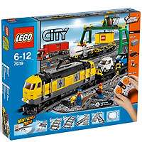 LEGO CITY TRAIN SET(7936) R/C Remote Control 4 Mini Figures YELLOW 