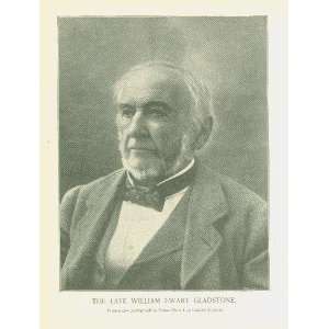  1898 Print William Ewart Gladstone British Politician 