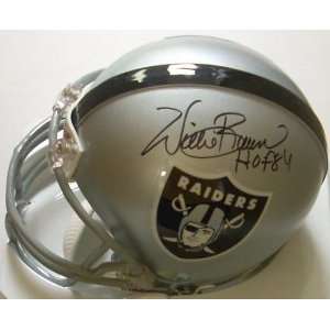 Willie Brown Signed Mini Helmet   Replica
