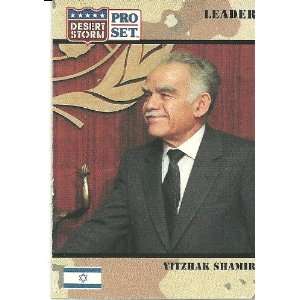    Desert Storm LEADER YITZHAK SHAMIR Card #70: Everything Else