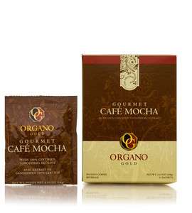 Sachets Gourmet Cafe Mocha Organo Gold 100% Organic Ganoderma cafe 