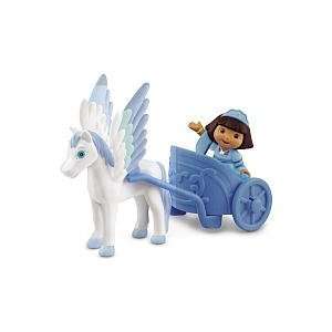    Fisher Price Dora Fantasy Figures   Snow Princess: Toys & Games
