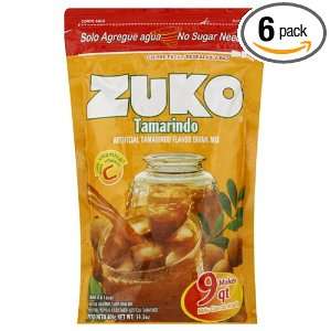 Zuko Instant Powder Drink Tamarindo, 14.1 Ounce (Pack of 6)  