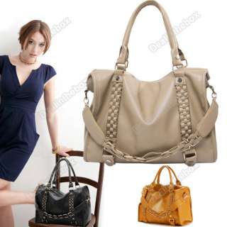   Fashion Womens Handbag Purses Shoulder Bags Tote PU Leather Satchel