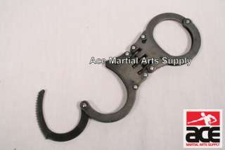 Steel Triple Hinged Double Lock Handcuffs With Case  