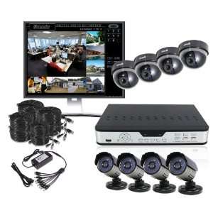   CH Surveillance Indoor Outdoor Security Camera DVR System w/ 1TB