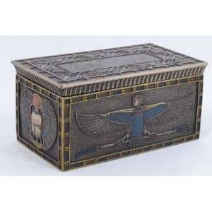  Egyptian Isis and Scarab Trinket Box 7814