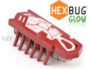 Red: HexBug Nano Glow Dark Hex Robotic Bug Micro Robot  