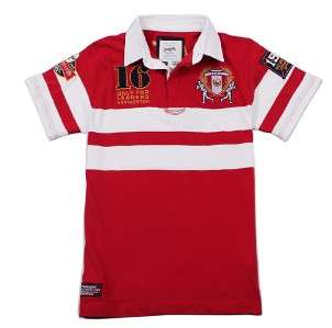 KEVINGSTON VINTAGE PERU NO.16 RUGBY POLO JERSEY MULTIPLE SIZE  