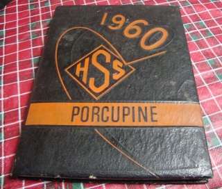 1960 Springtown Texas High School Yearbook Purcupine  