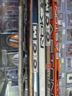 Seven Game Used Hockey Sticks ADAM OATES Auto MeiGray COA Steve 