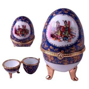  Chinese Faberge Egg Jewelry Box: Home & Kitchen