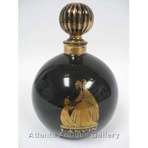 Lanvin Perfume Bottle Factice with Gold Stopper and Mother and Child 