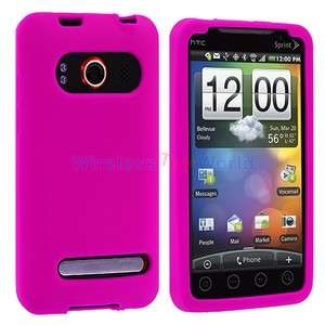   Silicone Rubber Gel Soft Skin Case Cover for HTC Sprint EVO 4G Phone