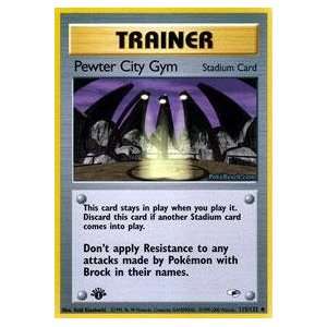  Pokemon   Pewter City Gym (115)   Gym Heroes Toys & Games