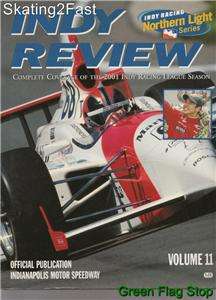 2001 Indy Review IndyCar Series Yearbook Indy 500  