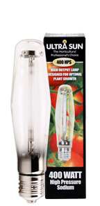 400w Ultra Sun HPS Bulb   hydroponic grow bloom lamp ultrasun light 