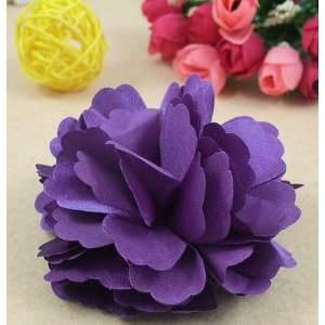   Flowers Headband/hair Clip/brooch, Single Beige Flower, Violet: Beauty