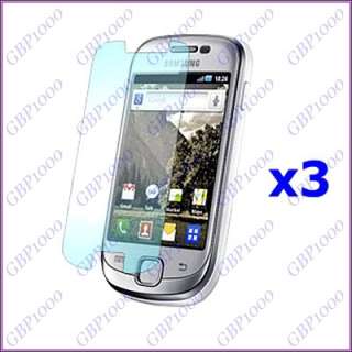 3x Clear LCD Screen Protector Film Guard For Samsung Galaxy Fit S5670 