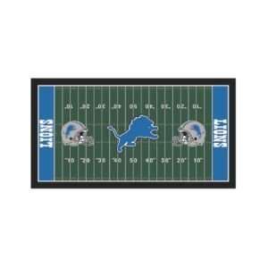  NFL Detroit Lions XL Football Field Mat
