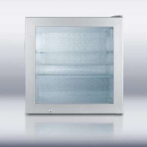   impulse freezer with LED lighting and self closing door Appliances