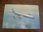   AIRLINES airline issue postcard DOUGLAS DC 8 INTERCONTINENT​AL JET