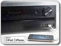   your ipod can sound the front panel usb port lets you play mp3 and aac