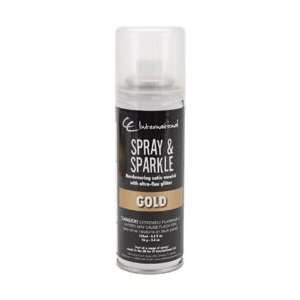  Spray & Sparkle Glitter Spray Gold: Arts, Crafts & Sewing