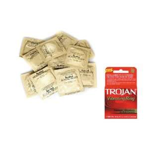 Beyond Seven Studded Latex Condoms Lubricated 108 condoms Plus TROJAN 
