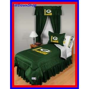 Green Bay Packers 5Pc LR Queen Comforter/Sheets Bed Set  