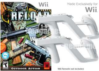 Reload Target Down BUNDLE + 2x Zapper Guns for Wii  