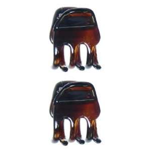  Mini Tortoise Shell Hair Claws For Part Or Ponytail Will 