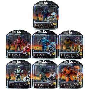   Toys Action Figures   Halo Reach Series 2   ( SET OF 7 ): Toys & Games