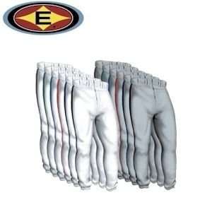  Easton Pro Pant with Piping   White/Red   YXL Sports 