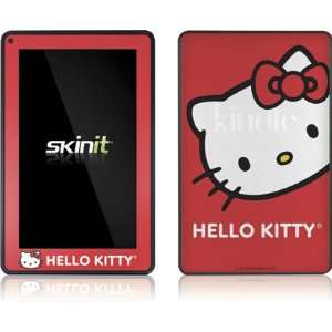  Hello Kitty Cropped Face Red skin for  Kindle Fire
