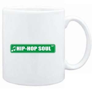  Mug White  Hip Hop Soul STREET SIGN  Music Sports 