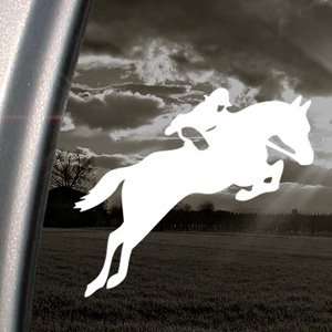 Horse Jumping Decal Car Truck Bumper Window Sticker