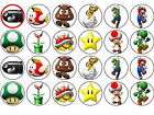 24 super mario cupcake fairy cake toppers mb1 returns accepted