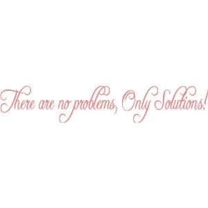  Decal   There are no problems, only solutions.   selected color Sky 