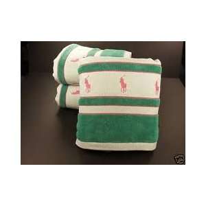  Polo Ralph Lauren Big Pony Towel  (Green)