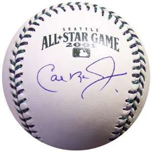  Autographed Cal Ripken Jr. Baseball   2001 All Star Game 