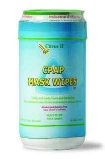 Beaumont Citrus II 2 Cpap Bipap Mask Cleaner Wipes x62  