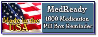 This is a brand new in the box MedReady 1600 Medication Pill Box 