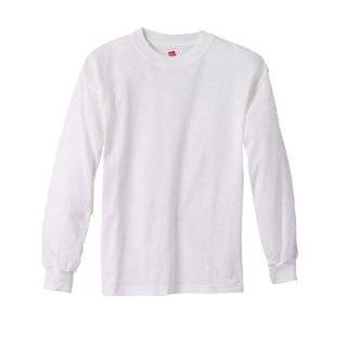 Hanes Youth Tagless Long Sleeve T Shirt. 5546