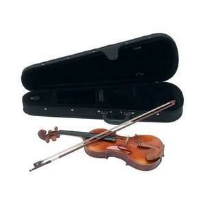  Full Size Violin With Case and Bow 