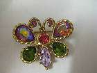 Jay Strongwater Floral Jeweled Compact New  